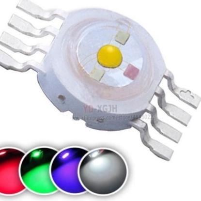 Tertarik--High Power LED HPL 4W RGBW RED GREEN BLUE WHITE MERAH HIJAU BIRU PUTIH - RGBW LED only mir