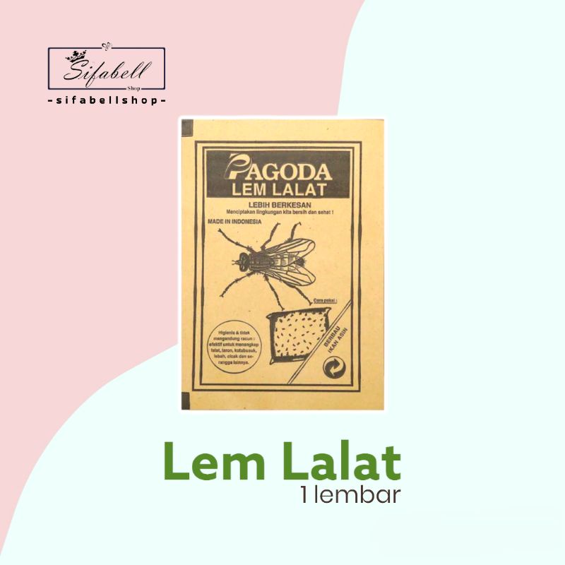 Lem Lalat Ampuh Perangkap Serangga Kertas Jebakan Lalat Kecoa