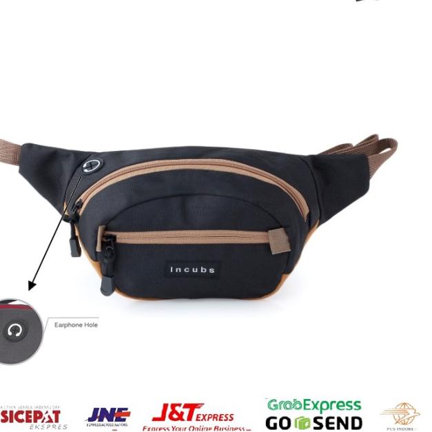 Tas Selempang Pria Murah Distro Original Incub Tas Cowok Kecil Keren - Navy