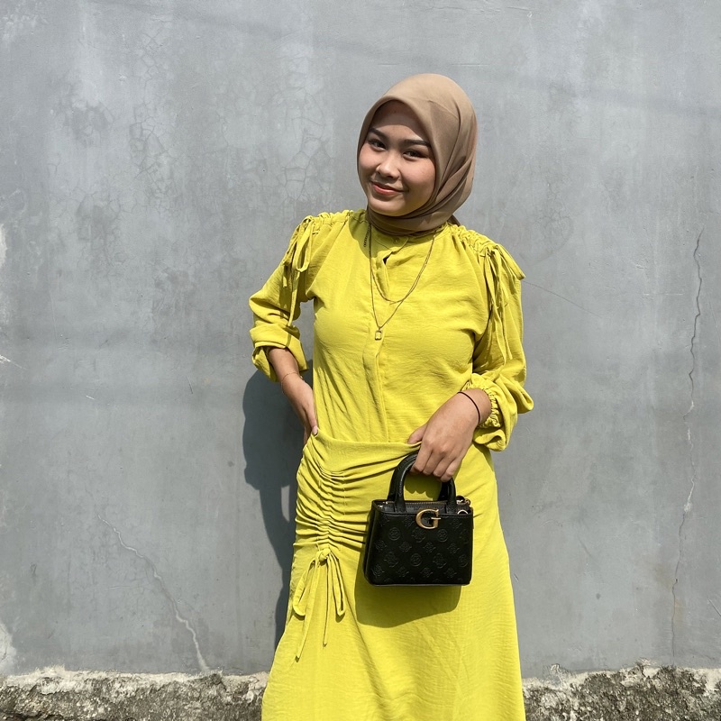 Camila One Set Serut Crinkle (Blouse+Rok) ~ By Fivefourite.wear