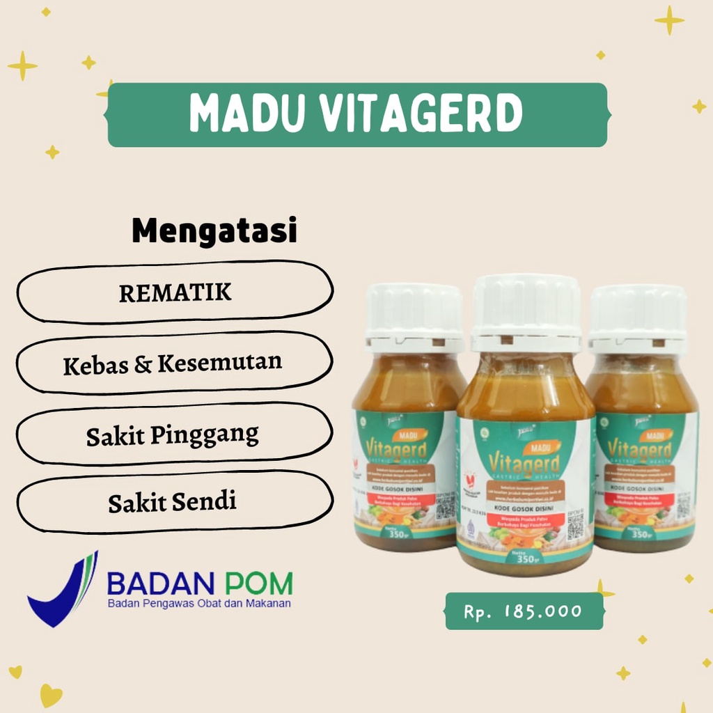 

Obat Gerd VitaGerd Dapat Mengatasi Sakit lambung luka sakit/nyeri lambung lambung perih