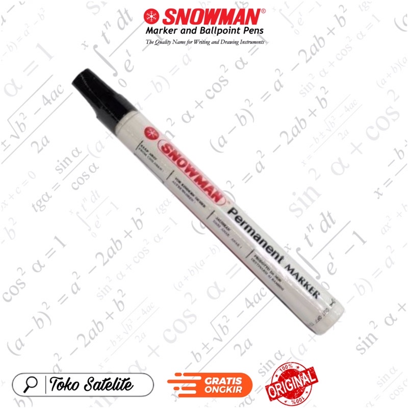 

Spidol Permanent Marker Snowman G-12 Satuan