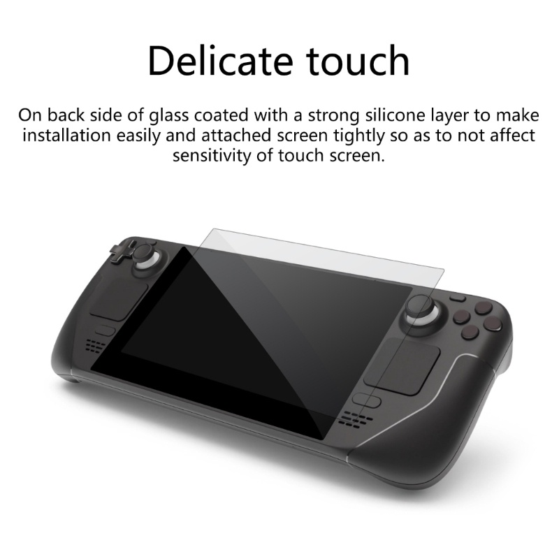 Tempered Glass Pelindung Layar Transparan Ultra Tipis Untuk Deck Game Console