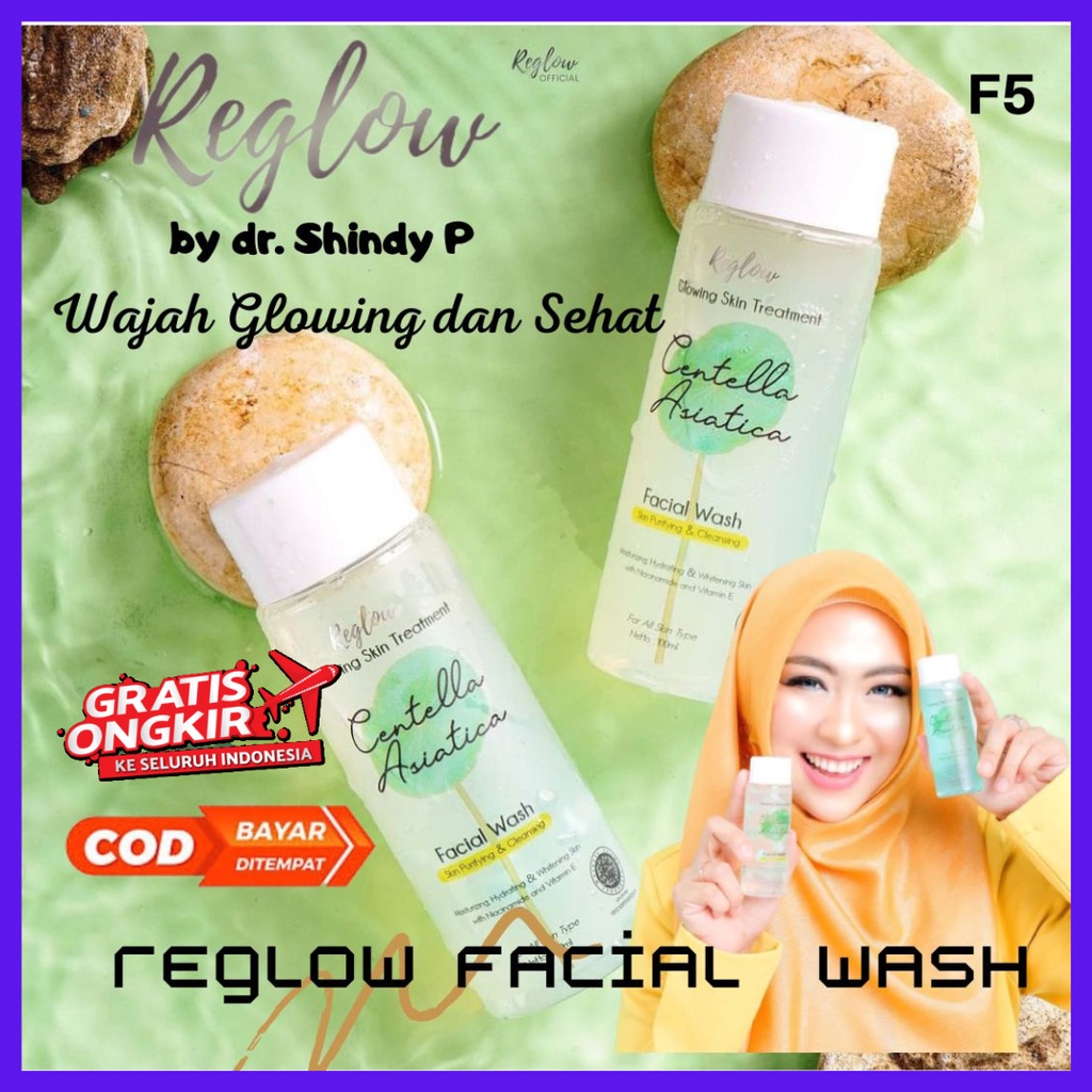 Reglow Facial Wash Sabun Pembersih wajah Reglow Original