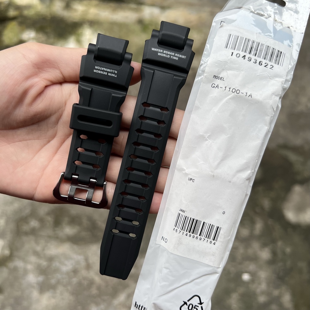 Tali jam tangan casio g-shock GA-1100 1A original strap band GA 1100