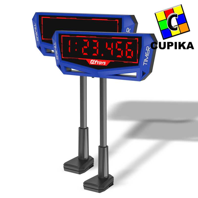 Rubik QIYI timer DISPLAY Competition Standart Layar besar HD