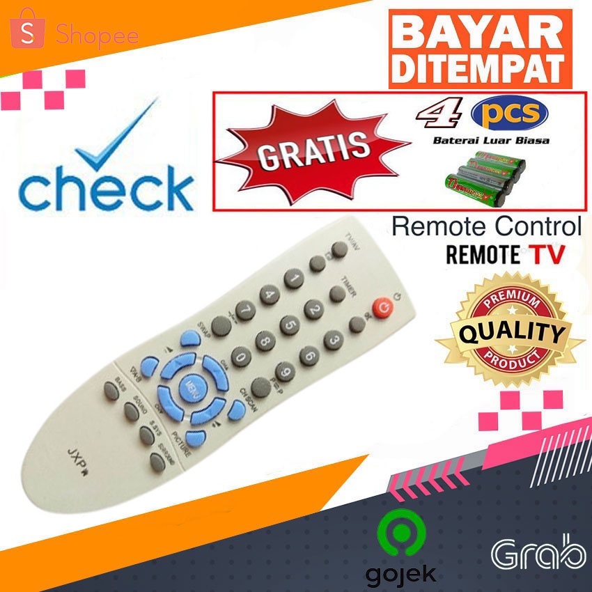 Remot Remote TV Sanyo Tabung Slim Flat JXPSG / KXADA SANYO