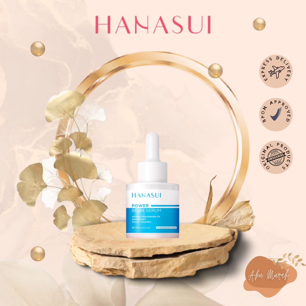 ✨ AKU MURAH ✨ Hanasui Power Bright Serum 20 Ml ORIGINAL (BOTOL BIRU)