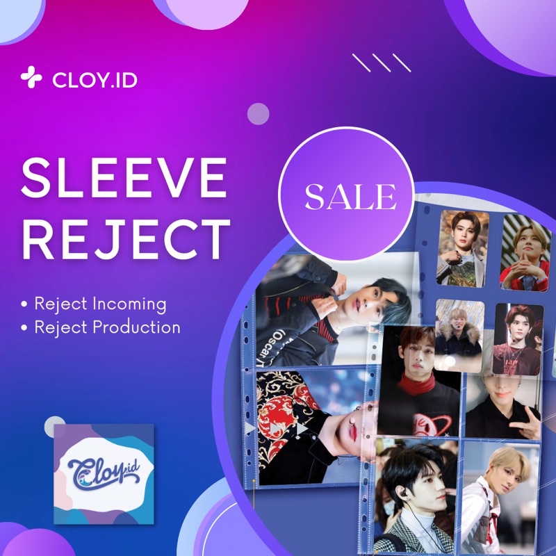 

REJECT SLEEVE / POCKET A4 & A5
