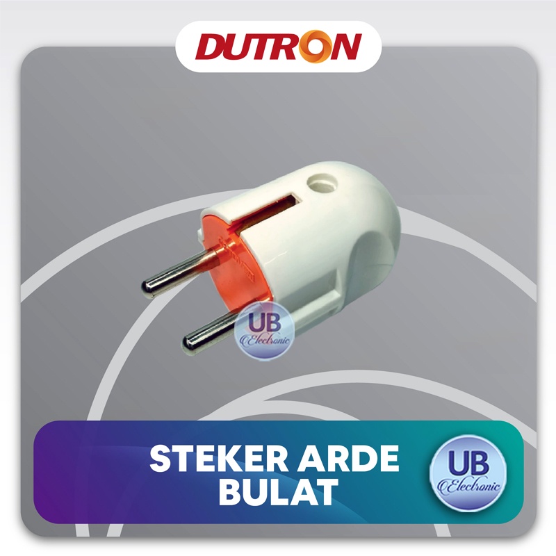 Steker Arde Dutron Bulat Oval Pin Kuningan DV-SAB-01