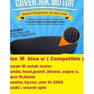 Sarung Jok Jaring Jok Motor Ukuran M Beat Supra X Blade Grand Mio