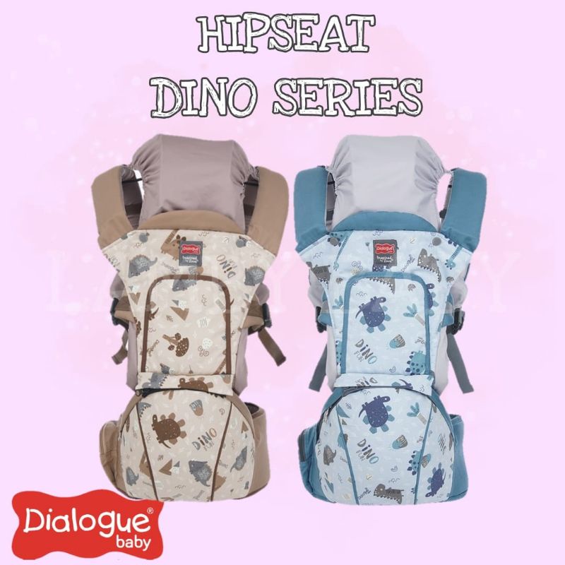 DINO FUN GENDONGAN BAYI BABY CARRIER HIPSEAT DIALOGUE 10 in 1 RANSEL DGG4254