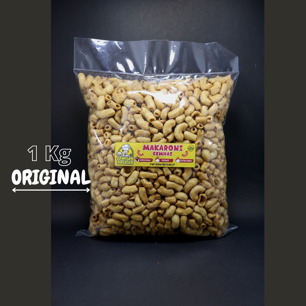 Makaroni bantet cemilan hasbiya CEMHAS kemasan 1kg