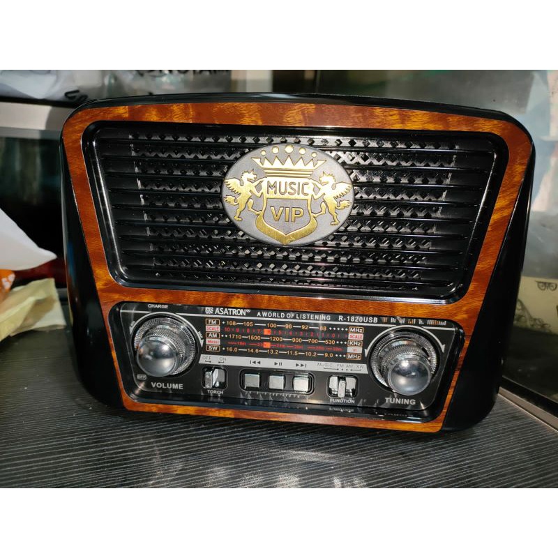 ASATRON R-1820USB RADIO PORTABLE 3BANDS FM/AM/SW