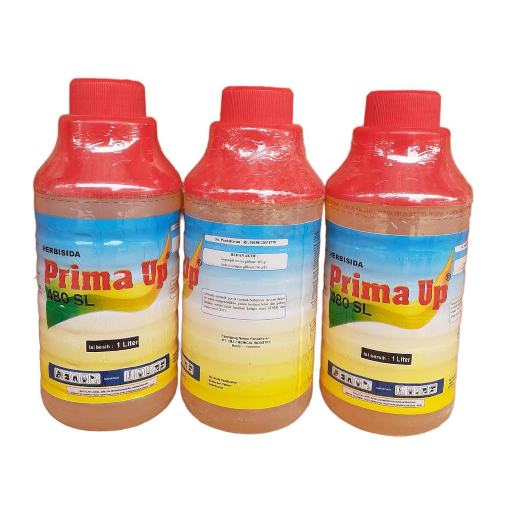 Prima UP 480 SL 1 Liter Herbisida Obat Pembasmi Rumput Gulma /ROUNDUP 1 LTR