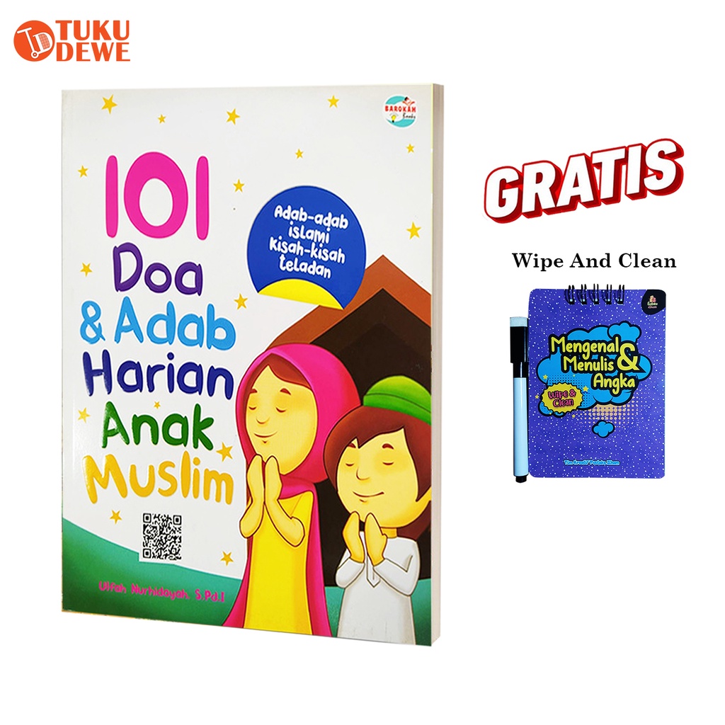 BUKU ANAK TK PAUD - 101 DOA & ADAB HARIAN ANAK MUSLIM