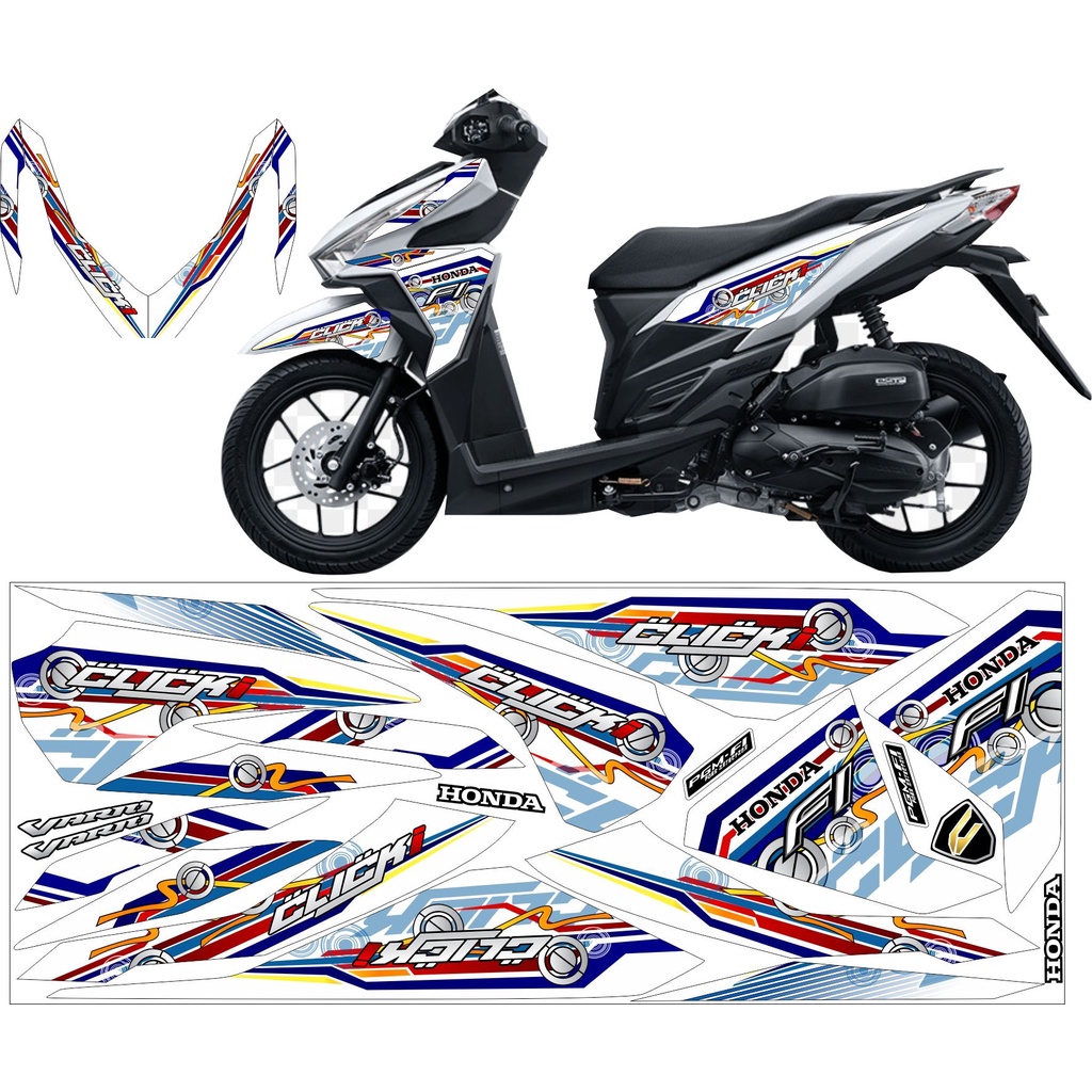Variasi Striping Sticker Body Motor Vario 150