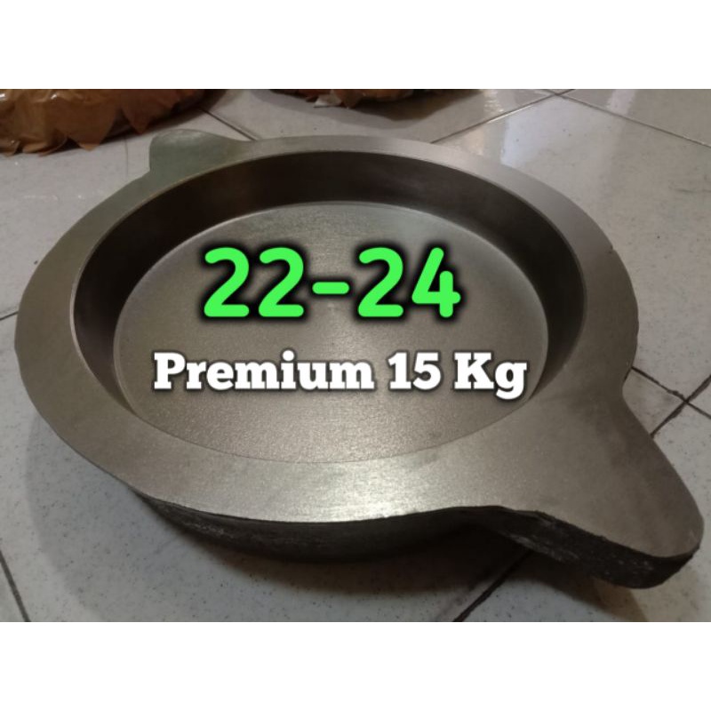 Loyang Martabak Bangka Premium 22-24 Berat 15 Kg Plus Tutup