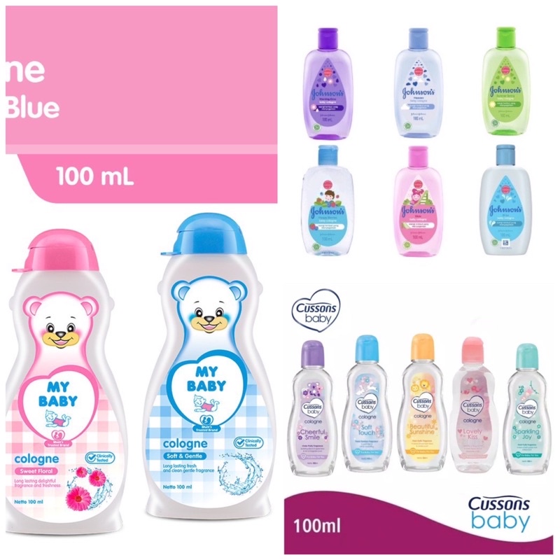 COLOGNE MY BABY 100ml/COLOGNE JHONSON BABY 100ml/COLOGNE CUSSON BABY 100ML/PARFUM BAYI