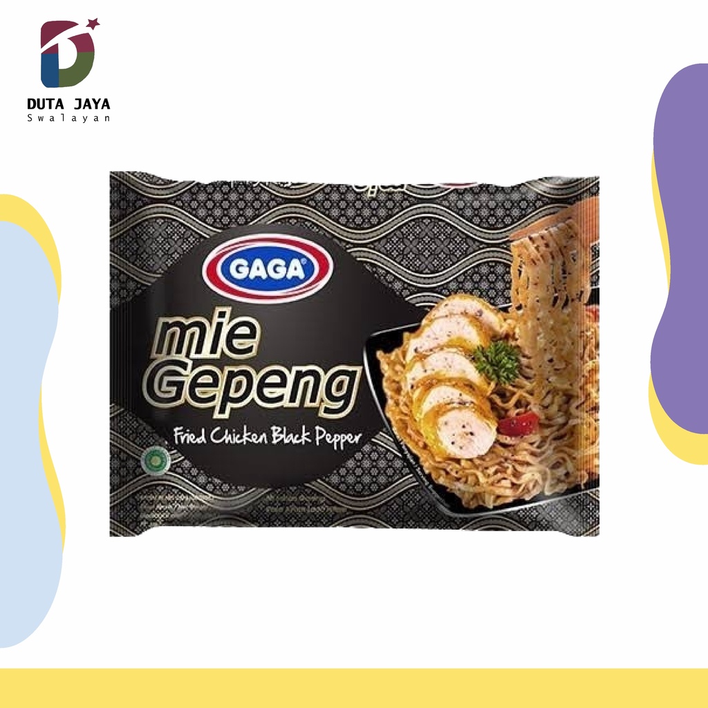 Mi Gaga Mie Instan Gepeng Fried Chiken Black Papper 95 Gram