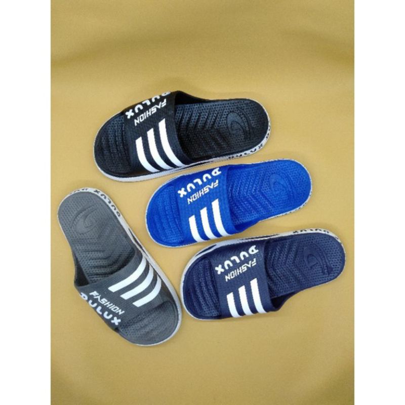 SANDAL SLIDE KARET PRIA DULUX CQ 076/Sandal Pria Dulux Facion/Sandal Cowok Slip-On/Sandal Karet Pria Terbaru