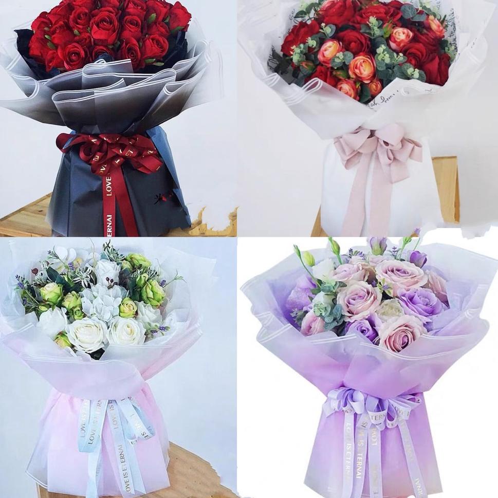 

IDWw3W7--UM133 5Lembar Kertas Bunga Buket Gradient/Kertas Buket Bunga Florist Cellophane
