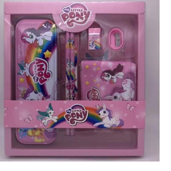 

[KODE PRODUK WC8NL5884] KJ !! STUDY SET STATIONERY PENSIL SET PAKET ALAT TULIS SEKOLAH KRKTER FROZEN/UNICORN/SPIDERMAN 8033A