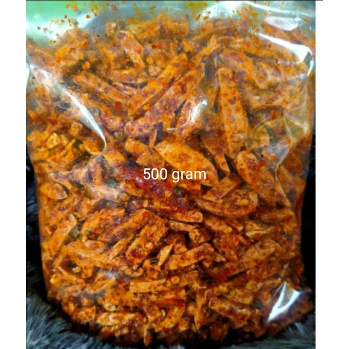 Basreng pedas daun jeruk isi 500 gram