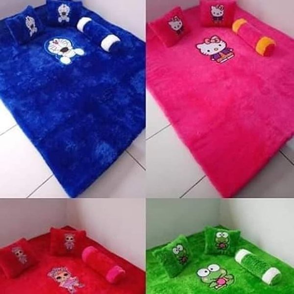 Surpet Karpet Bulu Halus / Surpet Halus / Surpet Lembut free gratis  bantal guling / Surpet tebal mu