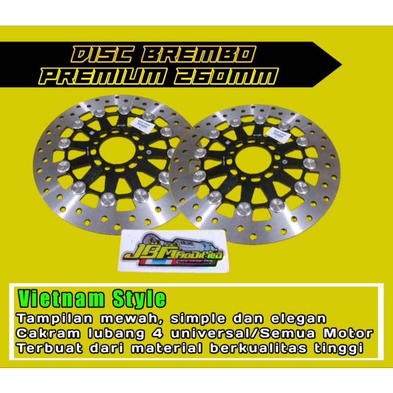 Disc Brembo Premium 260 mm Made in Original Vietnam