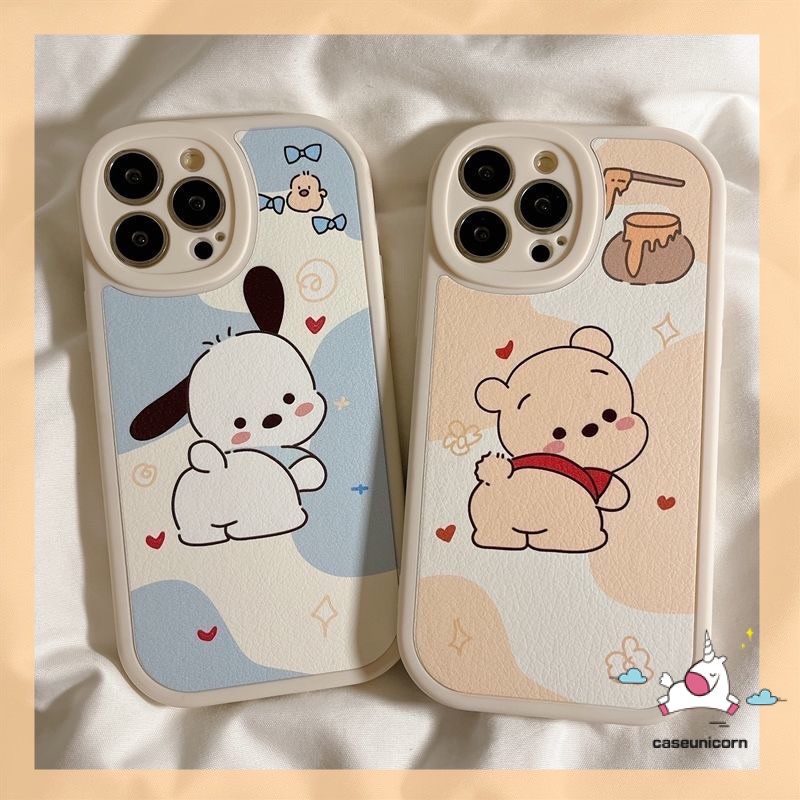 Casing Oppo A17K A17 A15 A95 A57 A96 A12 A54 Reno 8t A16K A76 A55 A74 A16E A5S A3S A94 A16 A78 A58 A1K A53 A9 A5 A7 A31 A92 A33 A36 Kartun Winnie The Pooh Pochacco Soft TPU Sarung