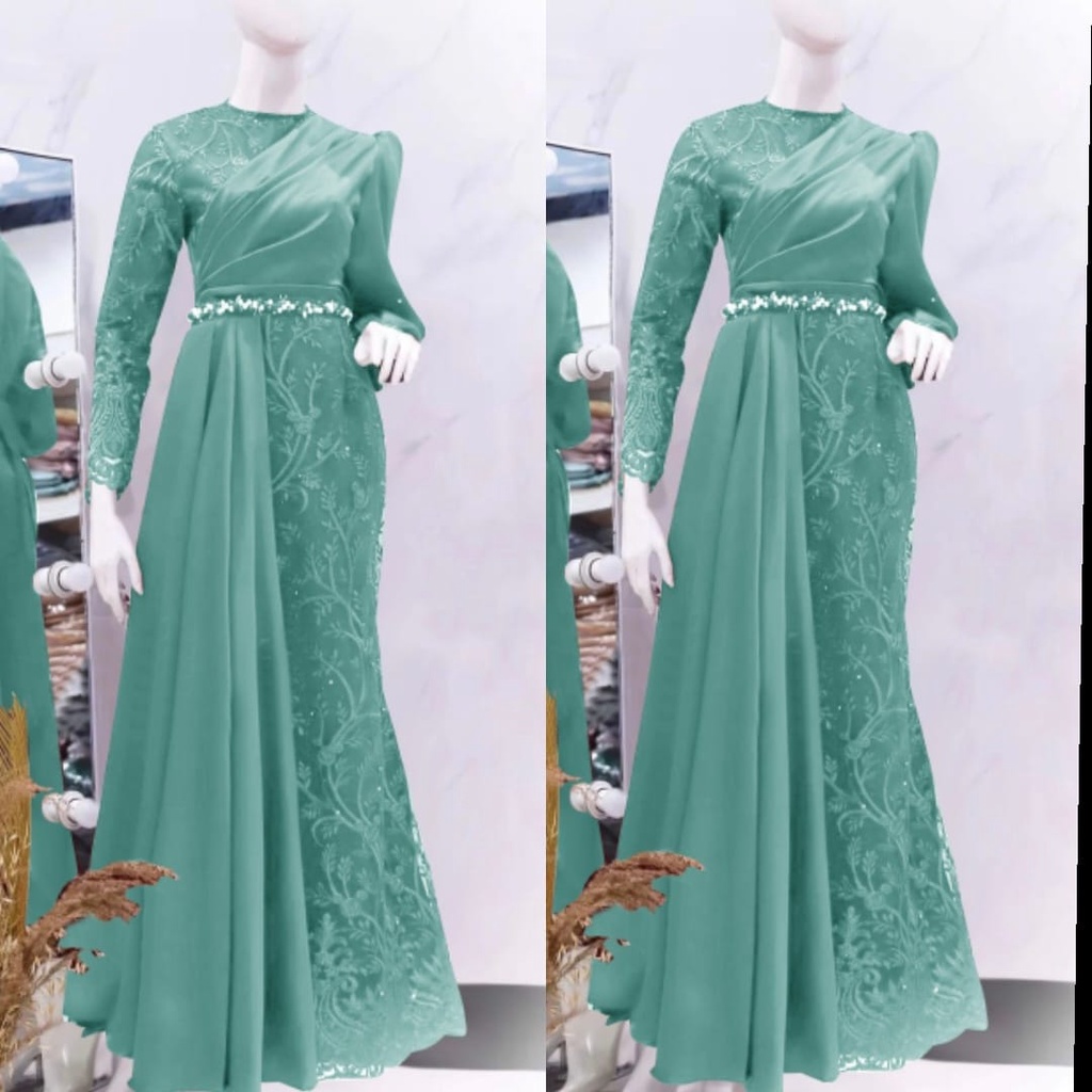 XC - Dress Duyung Chanelia / Dress Wanita / Dress Kondangan / Dress Pesta