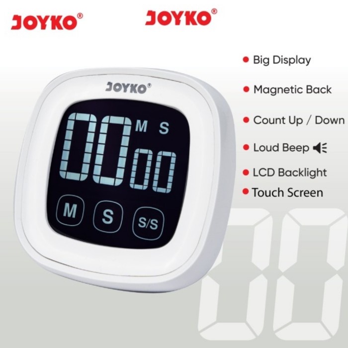 

Digital Timer JOYKO DGT-512 - Alarm Penghitung Waktu Dapur DGT512