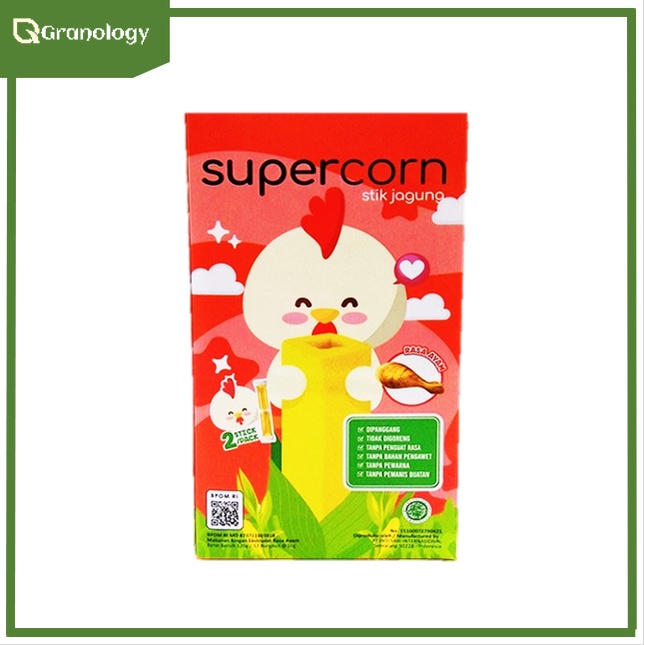 Supercorn Stik Jagung Non MSG - BOX Rasa Ayam