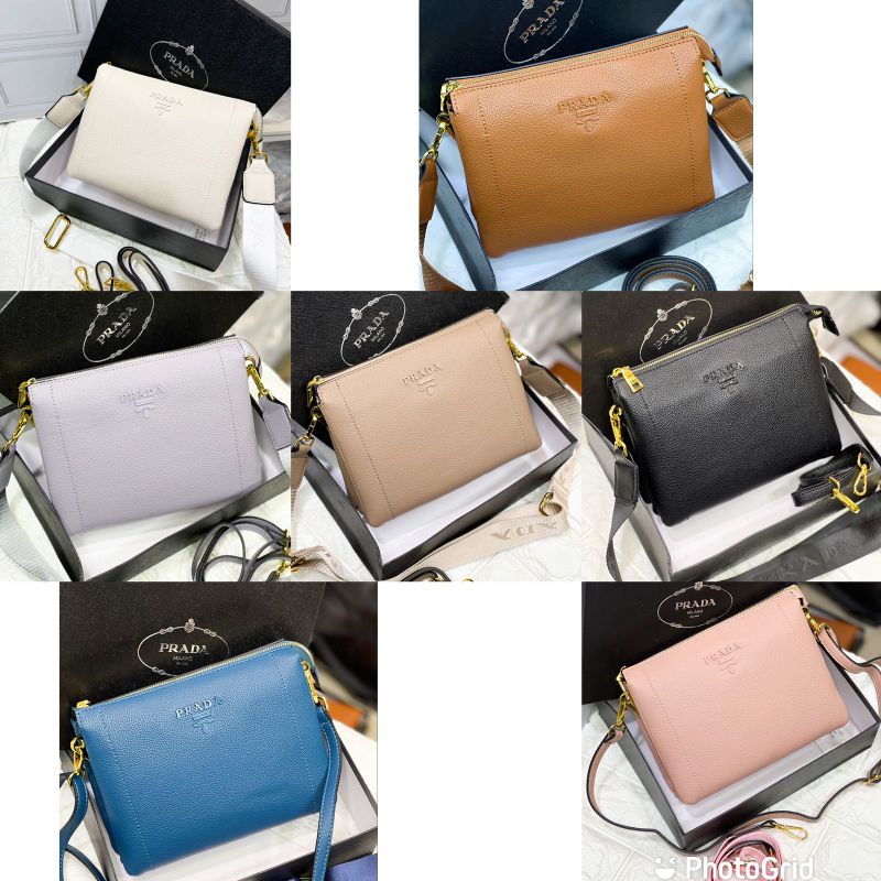 tas fashion Prada slingbag ,clutch selpamg 3ruang free box