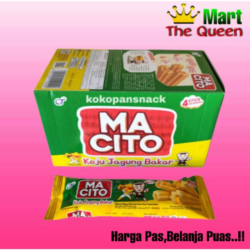 

MACITO snack keju jagung bakar 1 pack isi 10 x 11 gram