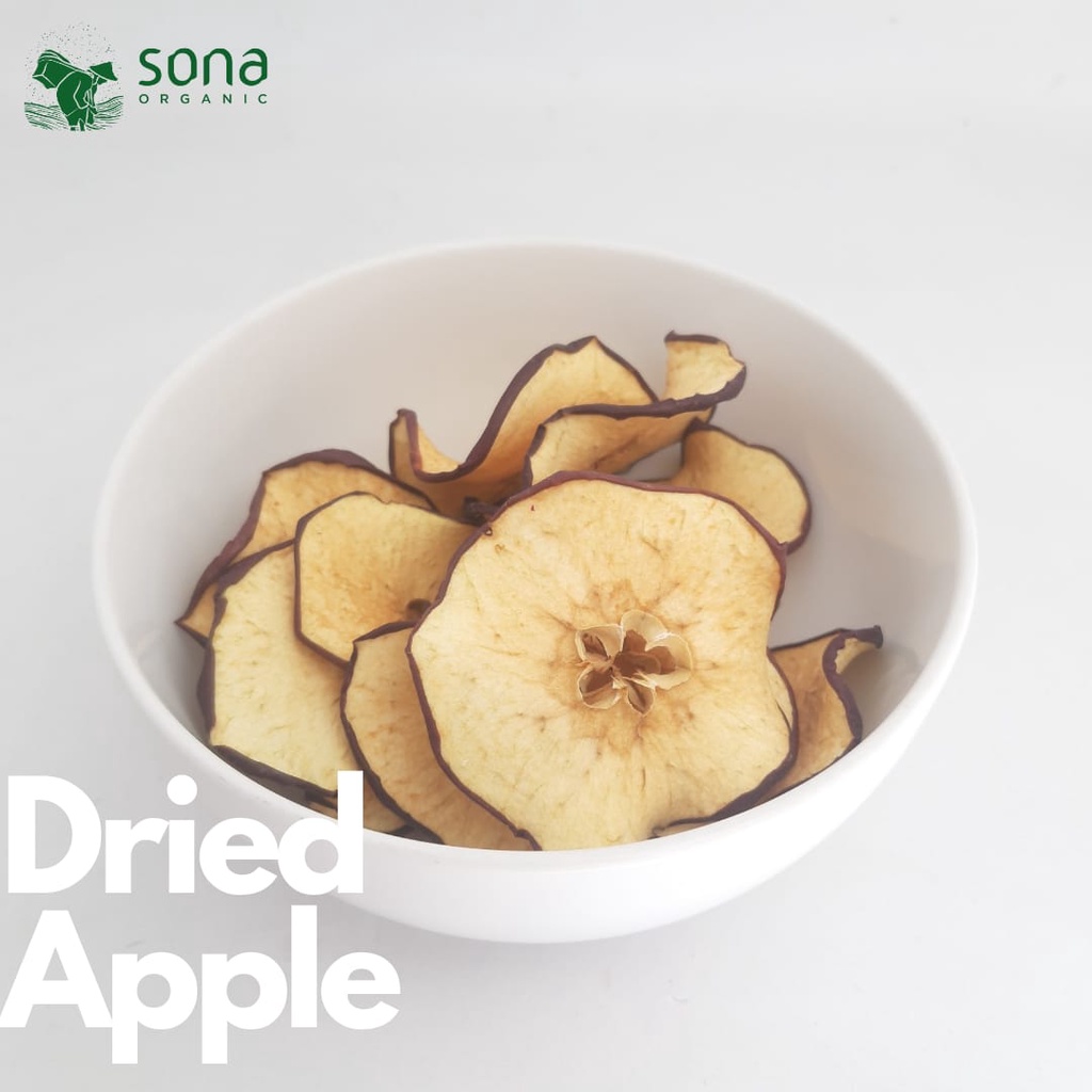 

Dried Apple 100gr - Slice Apel Kering iris - Sona