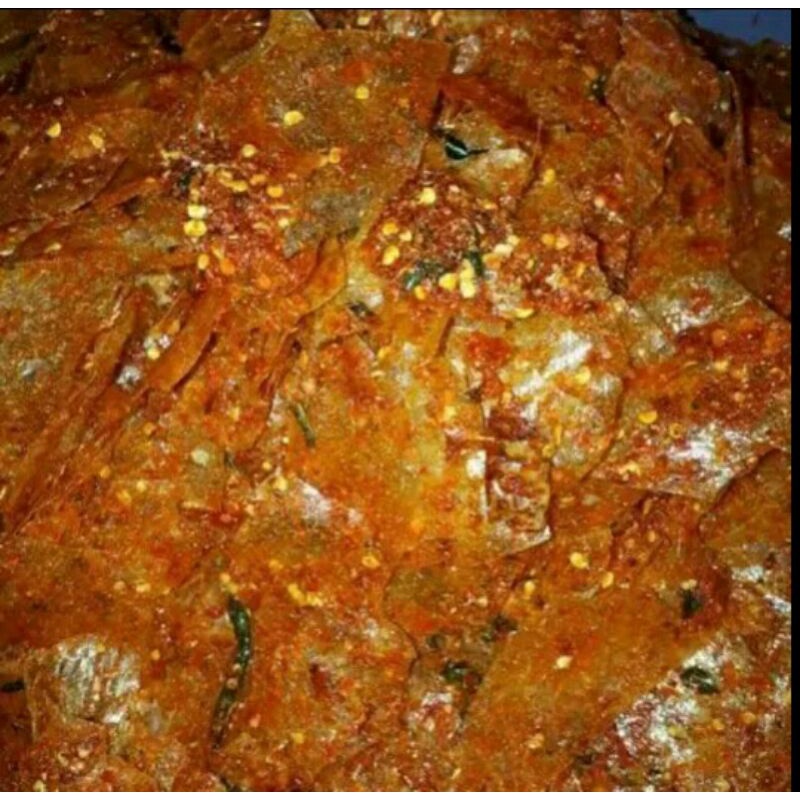 

Kripik kaca kripik beling pedas gurih aroma daun jeruk