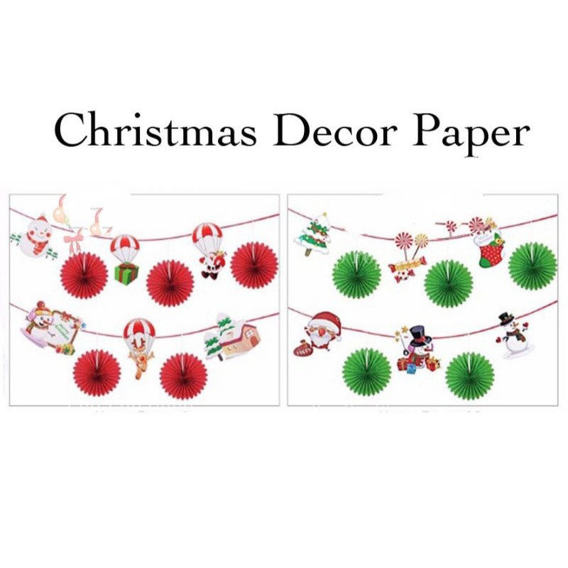 CHRISTMAS DECOR PAPER // DEKORASI NATAL DINDING