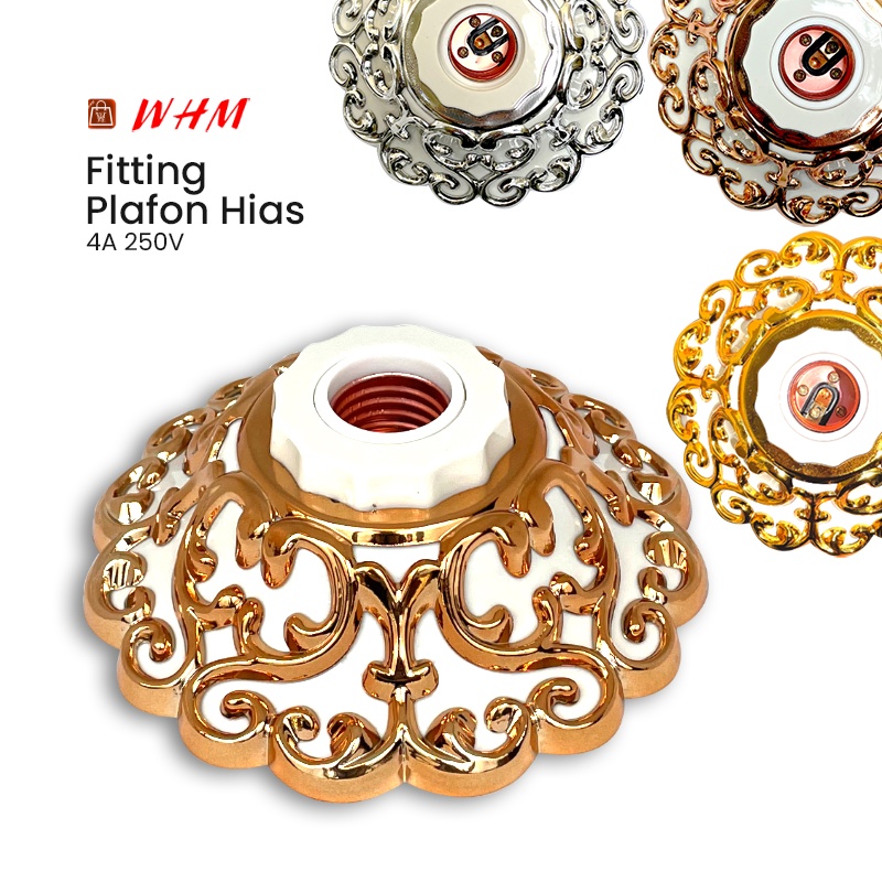 fitting lampu plafon/fitting hias/fitting lampu plafon hias/fitting lampu hias