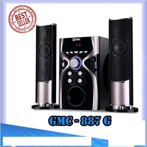 GMC 887G SPEAKER, KARAOKE, MIC, HOME THEATER, 145 WATT