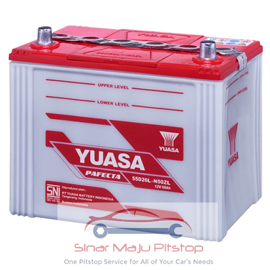 Aki Mobil YUASA 55D26L N50ZL HONDA ACCORD & CIELO - FORD GALA & LASER & ESCAPE