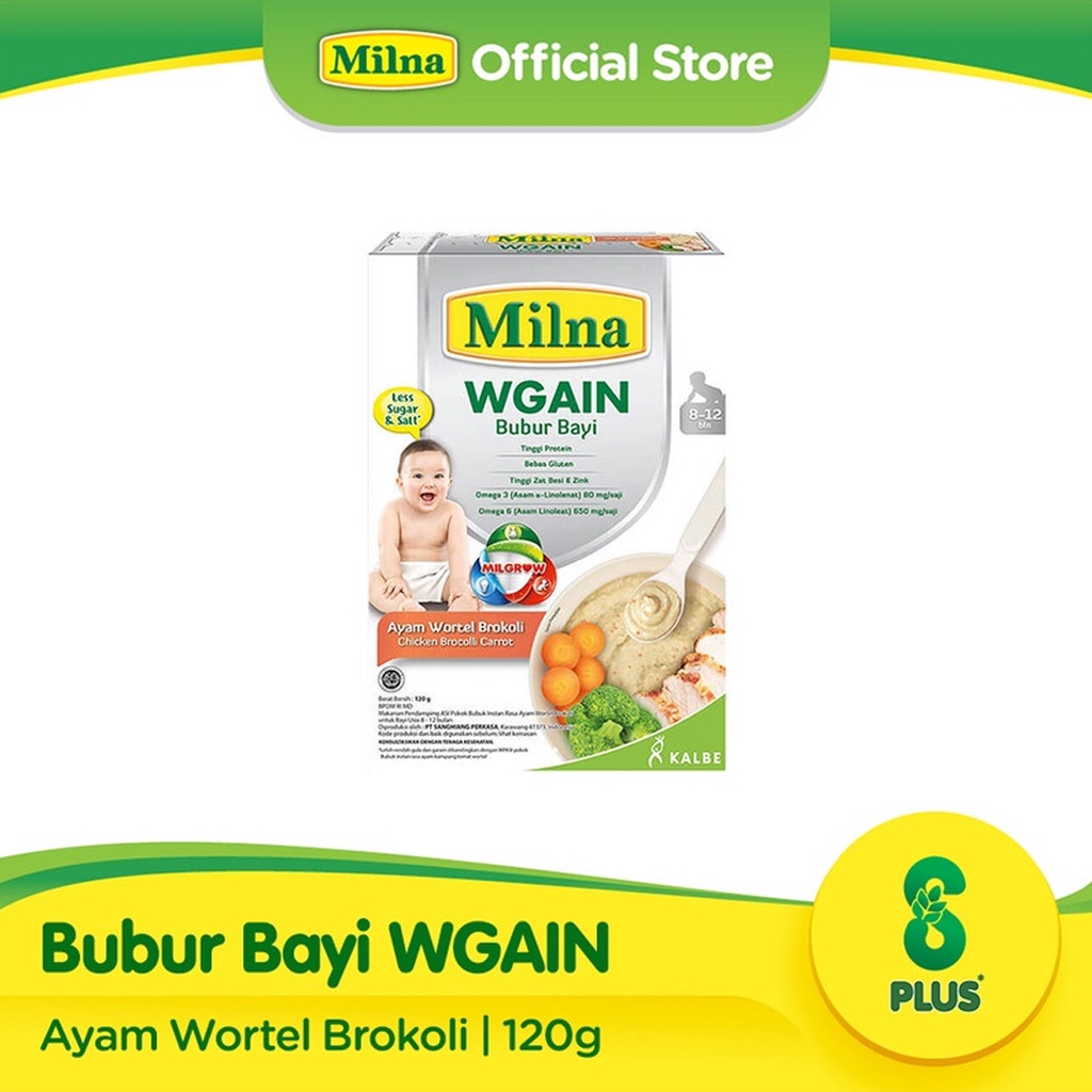 

Milna Bubur Bayi Wgain 8+ 6+ bubur Bayi Instant MPASI Bayi - READY MANADO