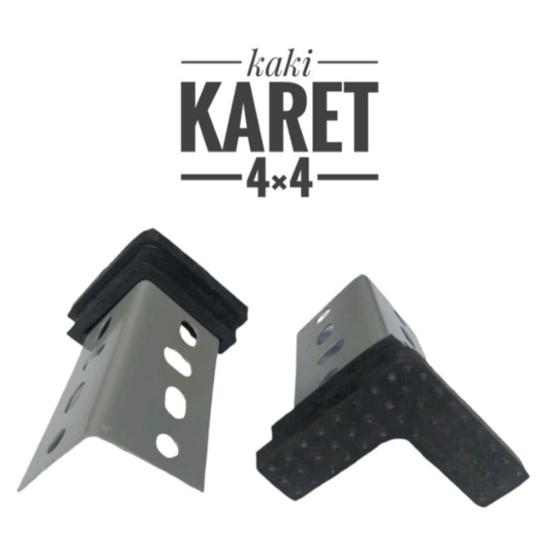 KARET RAK BESI SIKU 4X4