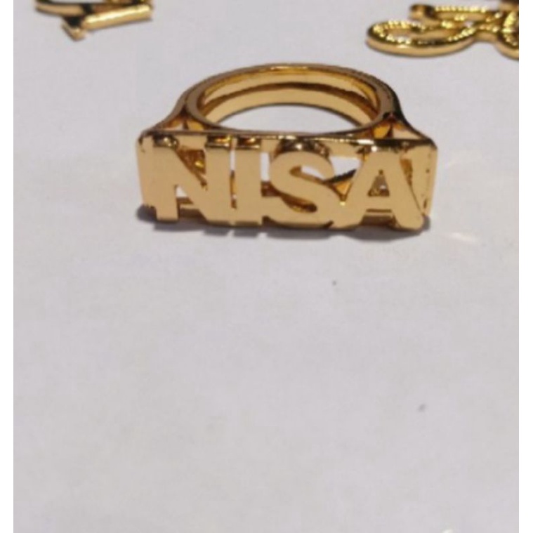 CINCIN UKIR NAMA CUSTOM NAMA SENDIRI MODEL EROPA