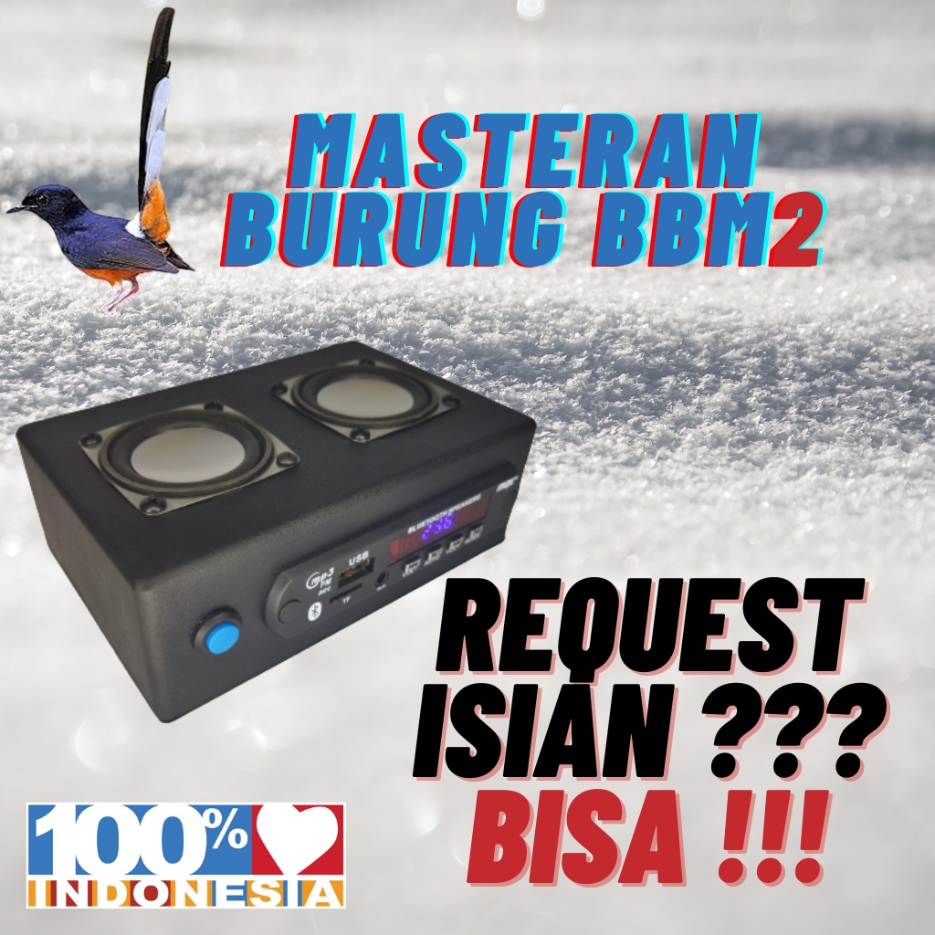 BBM2 SPIKER SPEAKER MASTERAN PEMASTERAN BURUNG DIGITAL MP3 KONCER MONCER SONIC GO