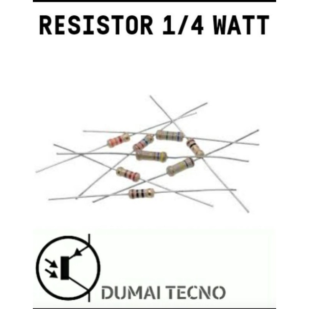 resistor 1/4watt 0,25watt 10R 10ohm 10 ohm