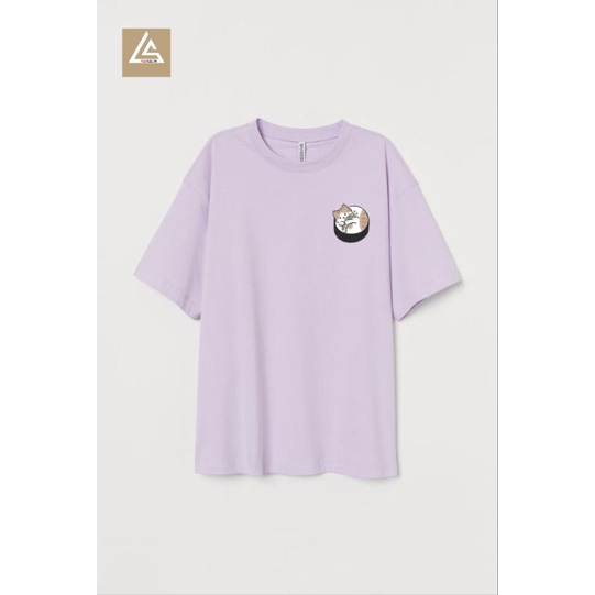 Baju Kaos kucing | Kaos Kucing Sushi | Kaos Kucing Terbaru Wanita