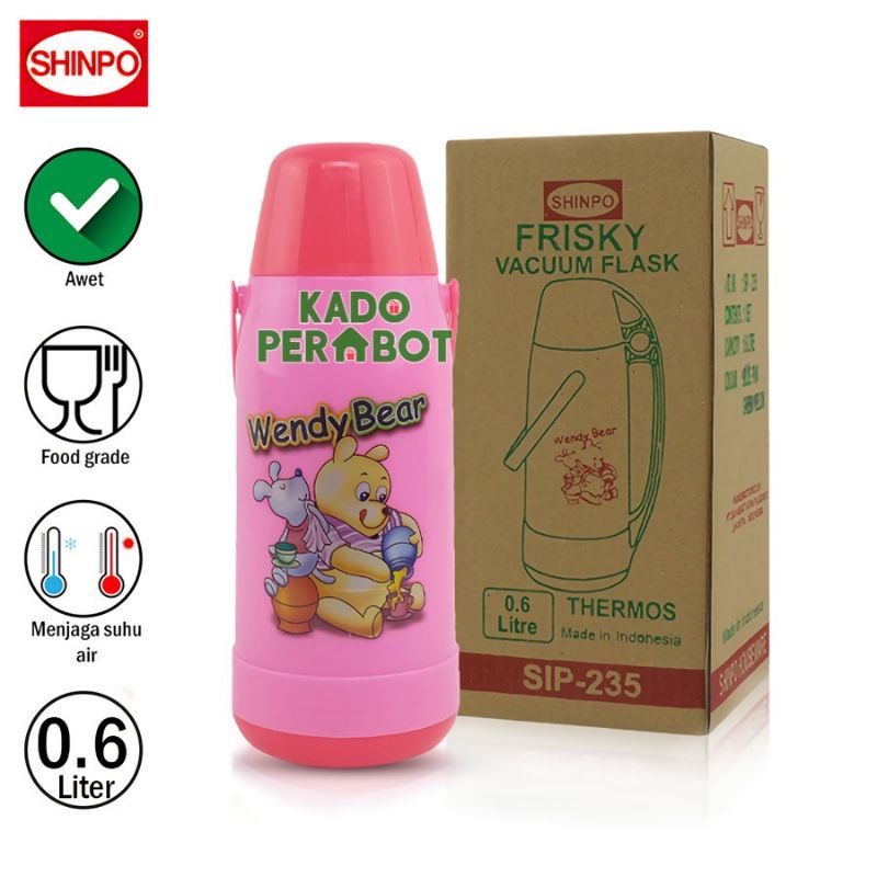 thermos Frisky 0.6L Sip - 235 - termos air panas murah high quality