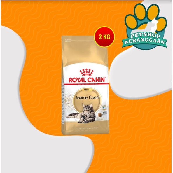 Makanan Kucing Royal Canin Maine Coon Adult  2 Kg Cat Food Dewasa